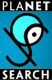 Planet Search Metasearch Logo all in one search engine for multiple sites